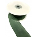 Silk Wired Ribbon Hunter Green 1.5" 25y